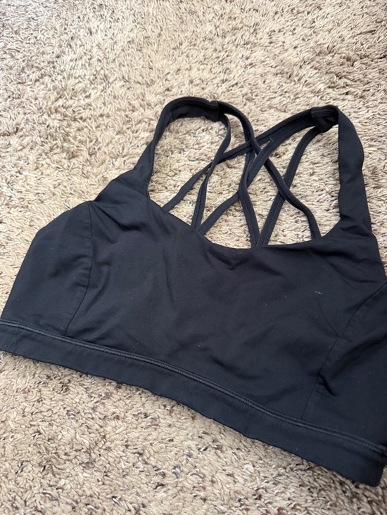 Lululemon Women’s Black Energy Bra Size 8 - Picture 4 of 7